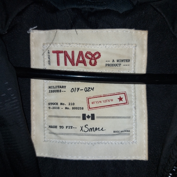 TNA Black Ronne Short Down Parka - Picture 8 of 15